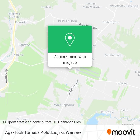 Mapa Aga-Tech Tomasz Kołodziejski