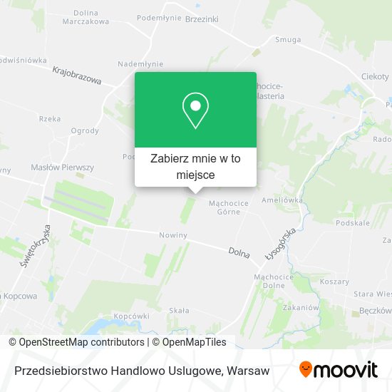 Mapa Przedsiebiorstwo Handlowo Uslugowe