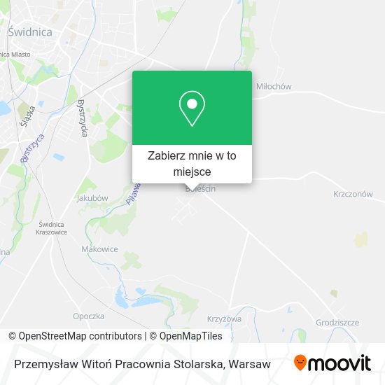 Mapa Przemysław Witoń Pracownia Stolarska