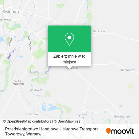 Mapa Przedsiebiorstwo Handlowo Uslugowe Transport Towarowy