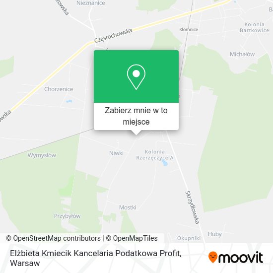 Mapa Elżbieta Kmiecik Kancelaria Podatkowa Profit