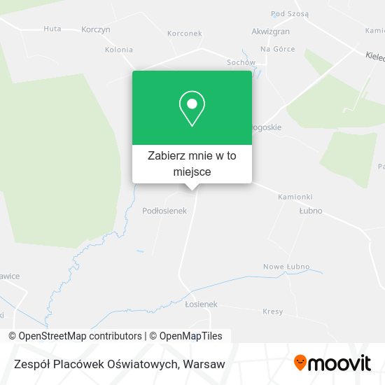 Mapa Zespół Placówek Oświatowych