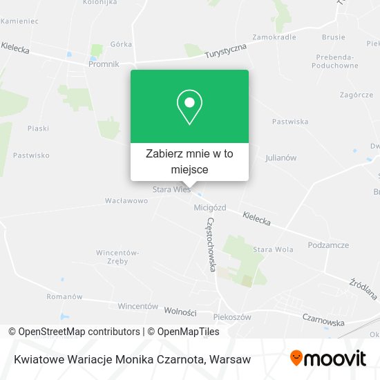 Mapa Kwiatowe Wariacje Monika Czarnota