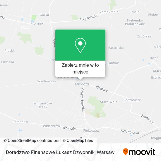 Mapa Doradztwo Finansowe Łukasz Dzwonnik