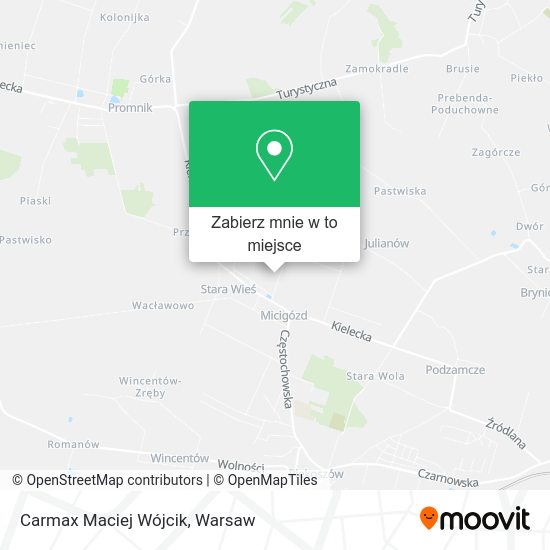 Mapa Carmax Maciej Wójcik