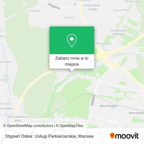 Mapa Stępień Oskar. Usługi Parkieciarskie