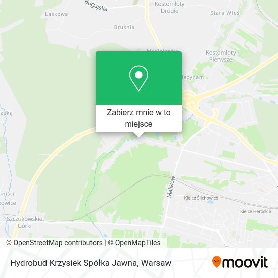 Mapa Hydrobud Krzysiek Spółka Jawna