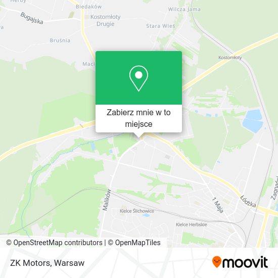 Mapa ZK Motors