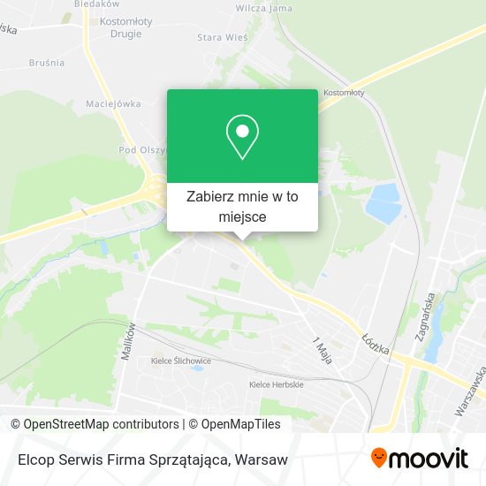 Mapa Elcop Serwis Firma Sprzątająca