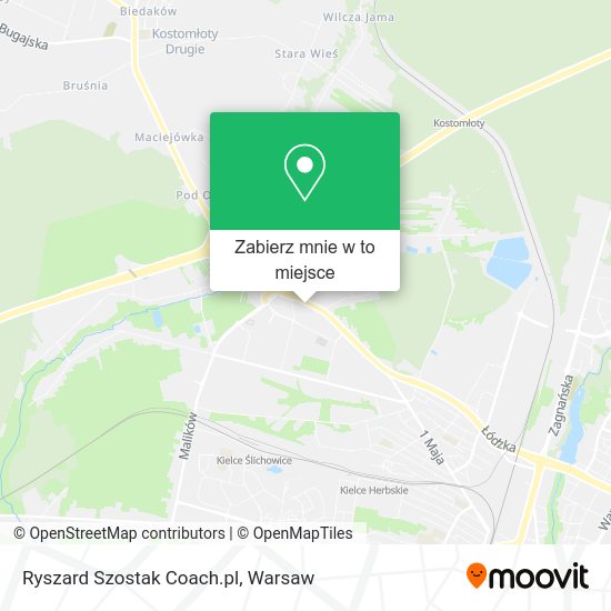 Mapa Ryszard Szostak Coach.pl