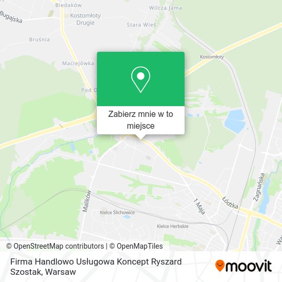 Mapa Firma Handlowo Usługowa Koncept Ryszard Szostak