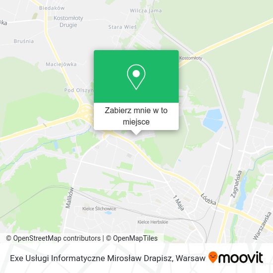 Mapa Exe Usługi Informatyczne Mirosław Drapisz