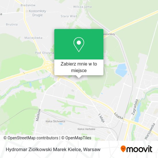 Mapa Hydromar Ziółkowski Marek Kielce