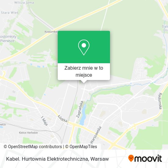 Mapa Kabel. Hurtownia Elektrotechniczna