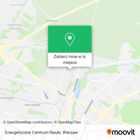 Mapa Energetyczne Centrum Nauki