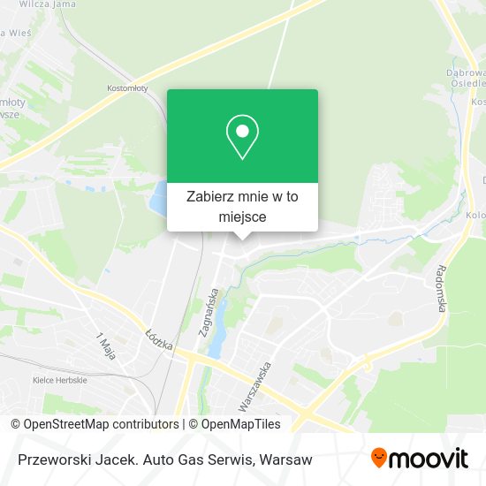 Mapa Przeworski Jacek. Auto Gas Serwis