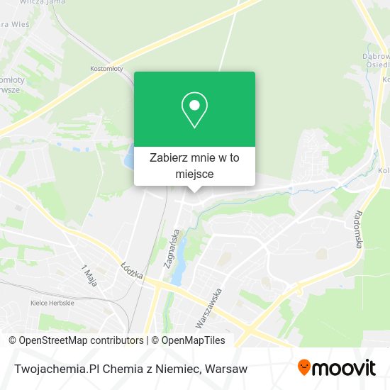 Mapa Twojachemia.Pl Chemia z Niemiec