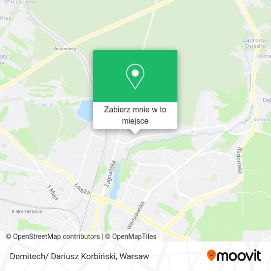 Mapa Demitech/ Dariusz Korbiński