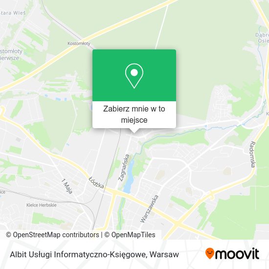 Mapa Albit Usługi Informatyczno-Księgowe