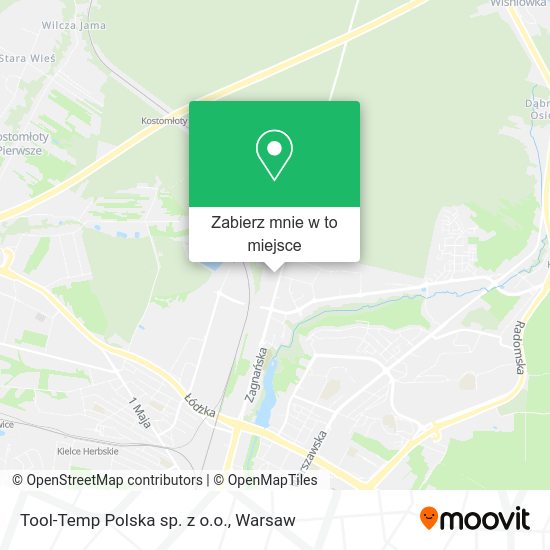 Mapa Tool-Temp Polska sp. z o.o.