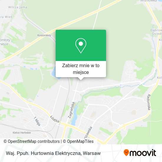 Mapa Waj. Ppuh. Hurtownia Elektryczna