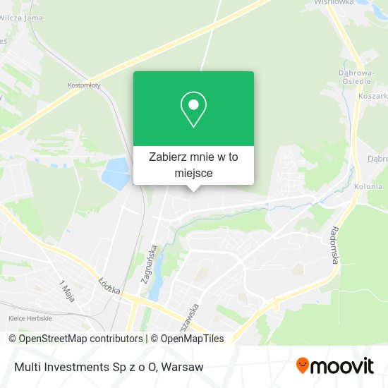 Mapa Multi Investments Sp z o O