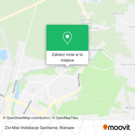 Mapa Zio-Max Instalacje Sanitarne