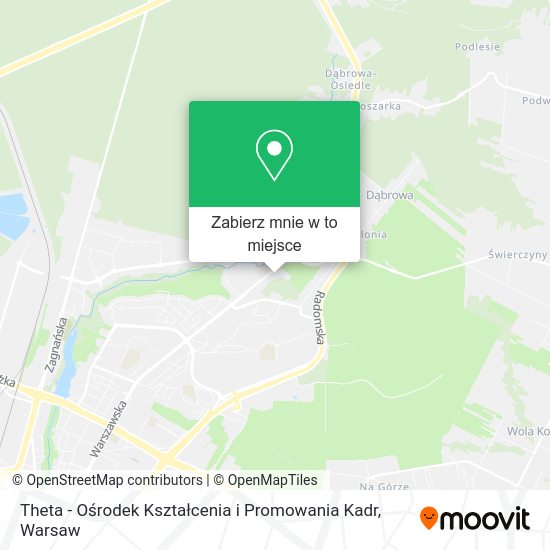 Mapa Theta - Ośrodek Kształcenia i Promowania Kadr