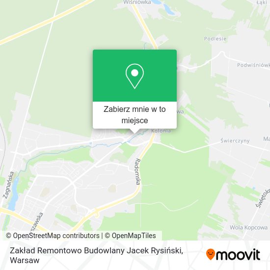 Mapa Zakład Remontowo Budowlany Jacek Rysiński