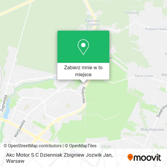 Mapa Akc Motor S C Dzienniak Zbigniew Jozwik Jan