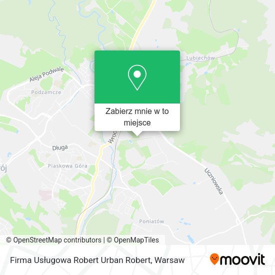 Mapa Firma Usługowa Robert Urban Robert