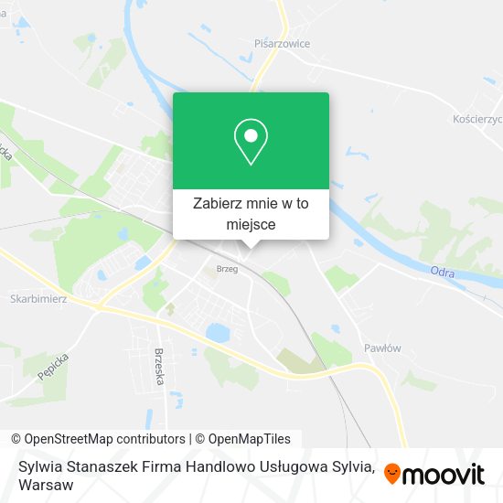 Mapa Sylwia Stanaszek Firma Handlowo Usługowa Sylvia