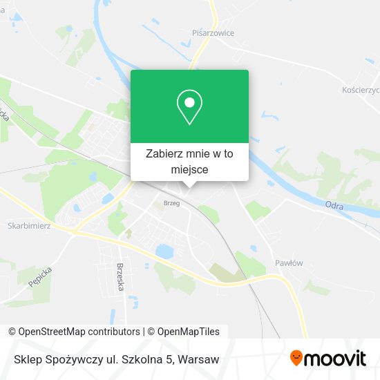 Mapa Sklep Spożywczy ul. Szkolna 5