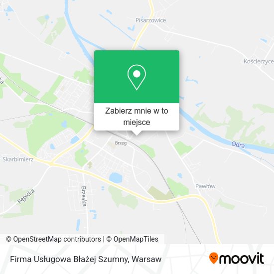 Mapa Firma Usługowa Błażej Szumny