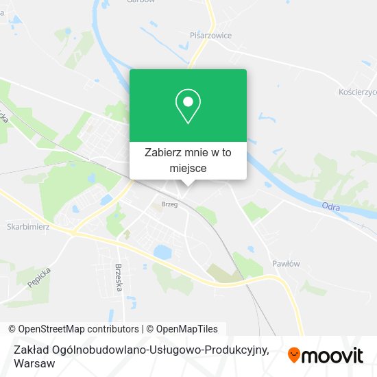 Mapa Zakład Ogólnobudowlano-Usługowo-Produkcyjny