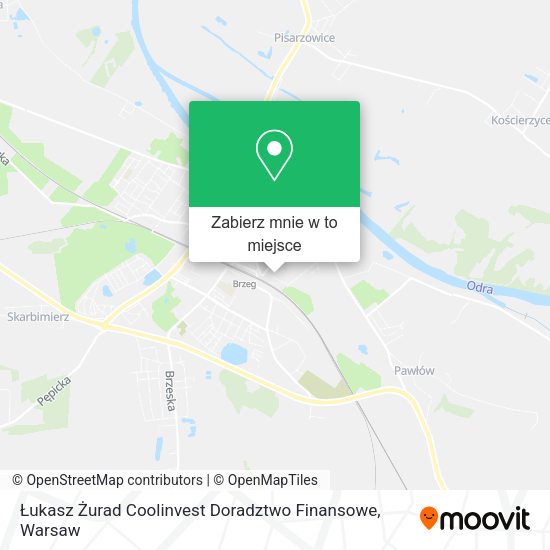 Mapa Łukasz Żurad Coolinvest Doradztwo Finansowe