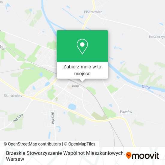 Mapa Brzeskie Stowarzyszenie Wspólnot Mieszkaniowych