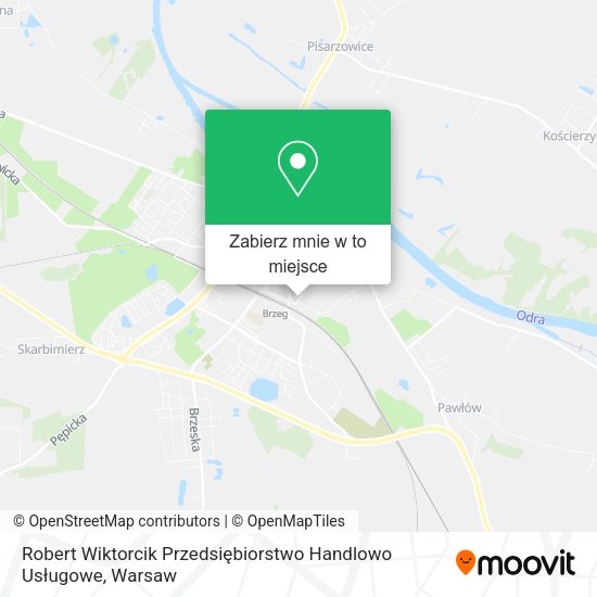 Mapa Robert Wiktorcik Przedsiębiorstwo Handlowo Usługowe