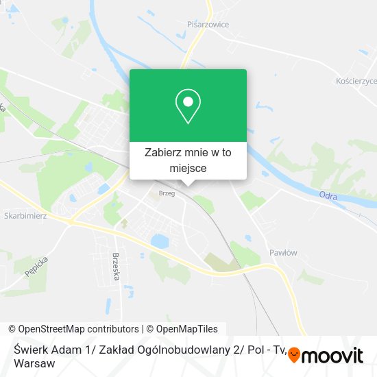 Mapa Świerk Adam 1/ Zakład Ogólnobudowlany 2/ Pol - Tv