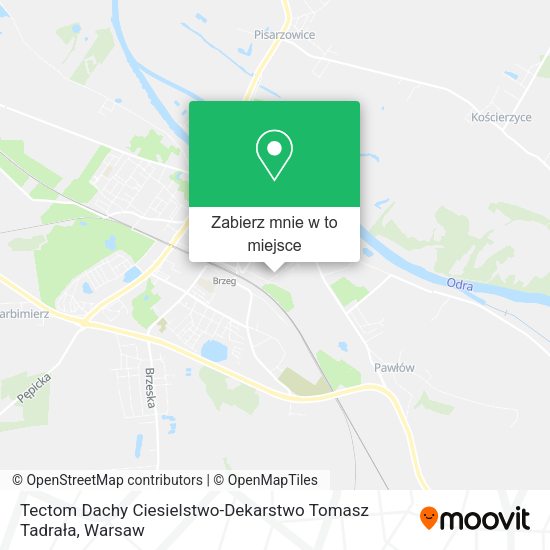 Mapa Tectom Dachy Ciesielstwo-Dekarstwo Tomasz Tadrała