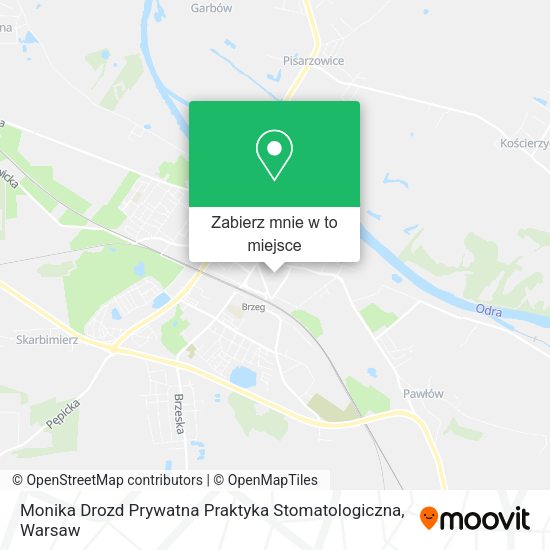 Mapa Monika Drozd Prywatna Praktyka Stomatologiczna