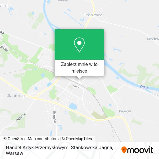 Mapa Handel Artyk Przemysłowymi Stankowska Jagna