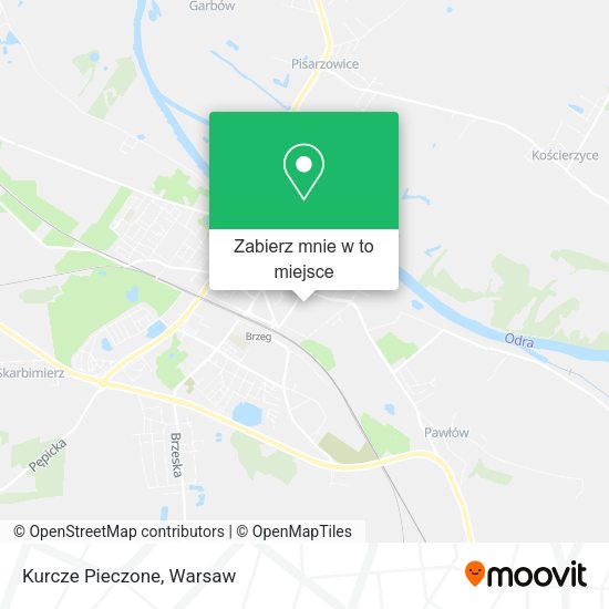 Mapa Kurcze Pieczone