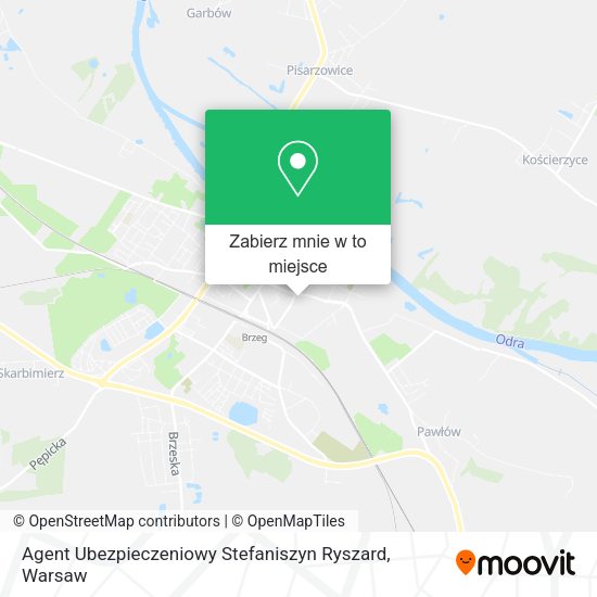 Mapa Agent Ubezpieczeniowy Stefaniszyn Ryszard