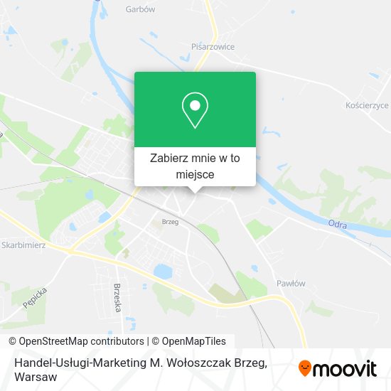 Mapa Handel-Usługi-Marketing M. Wołoszczak Brzeg