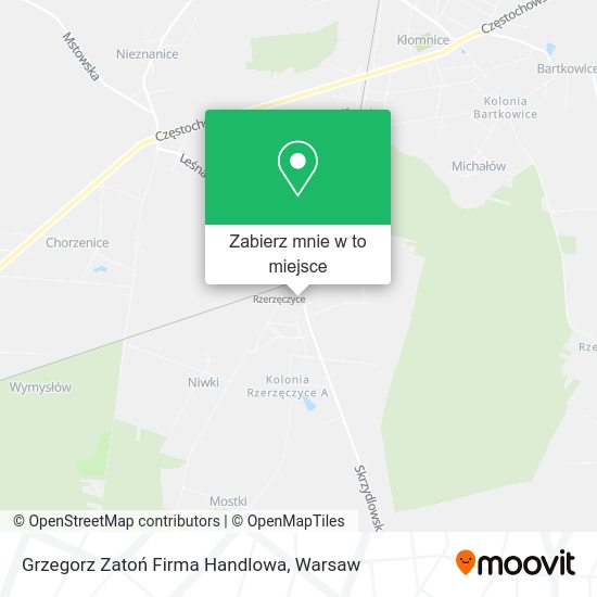 Mapa Grzegorz Zatoń Firma Handlowa