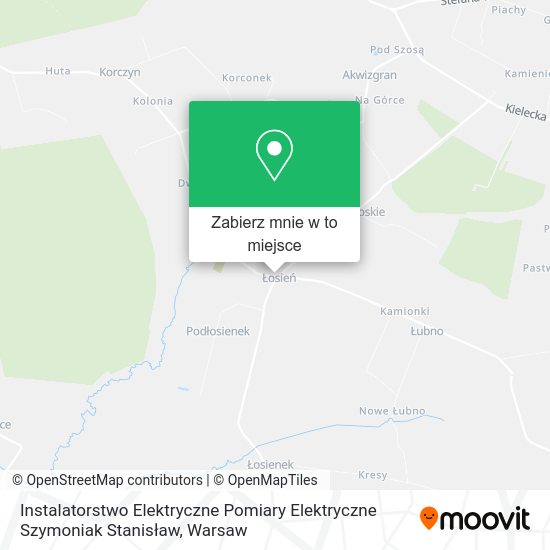 Mapa Instalatorstwo Elektryczne Pomiary Elektryczne Szymoniak Stanisław