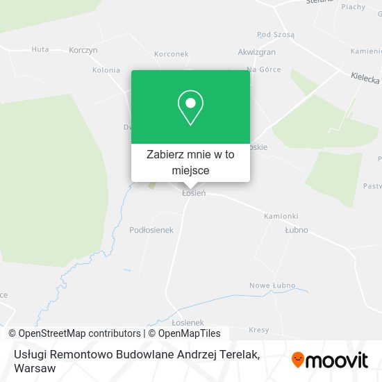 Mapa Usługi Remontowo Budowlane Andrzej Terelak