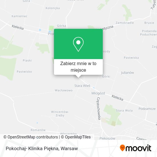 Mapa Pokochaj- Klinika Piękna