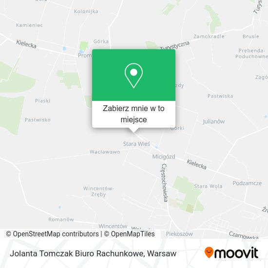 Mapa Jolanta Tomczak Biuro Rachunkowe